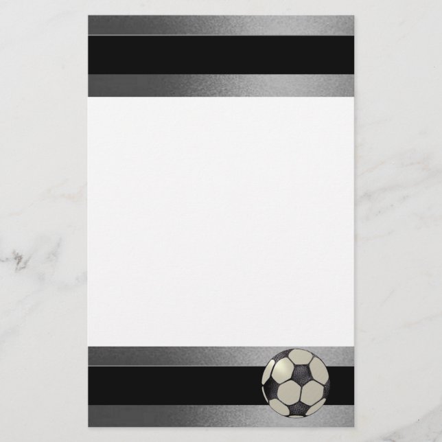 Soccer Stationary-Design 1 Stationery (Front)