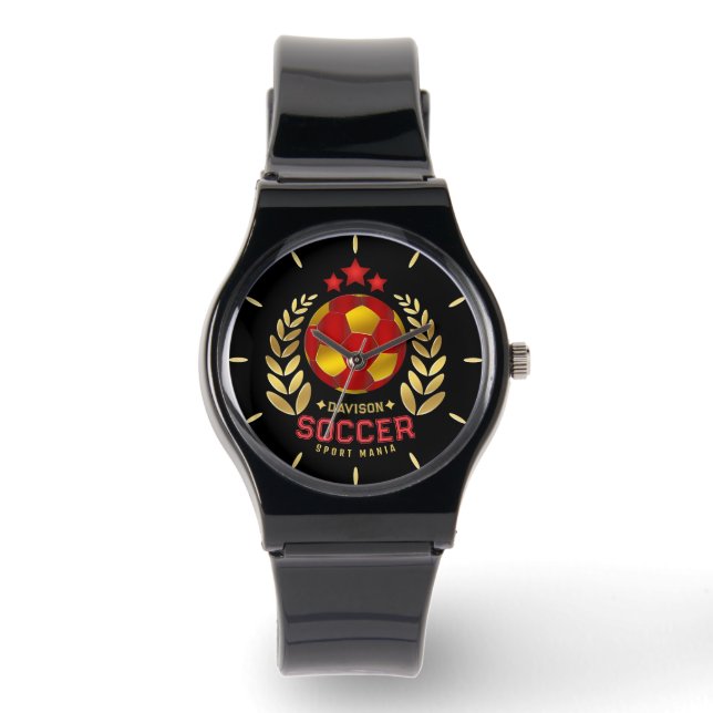 Soccer Style Emblem Watch (Front)