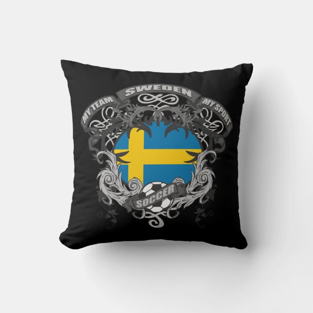 Soccer Sweden Cushion (Front)