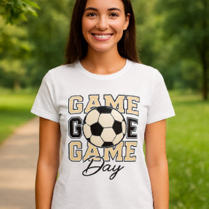 Soccer T-Shirt   Bold Sports Fan Graphic Tee
