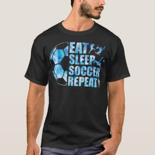 Soccer T Shirt Eat Sleep Soccer Repeat Boys Youth 