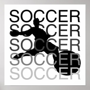 SOCCER T-shirts and Gifts Poster