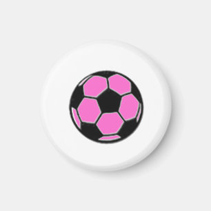 Soccer TAG Game Ball (Pink) Magnet