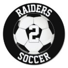 Soccer Team Name and Player Number Yard Sign