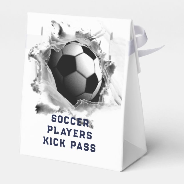 Soccer Team Party Sports Event Favour Box (Back Side)