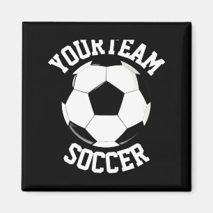 Soccer Team Player Name Jersey Number Custom T Shi Magnet