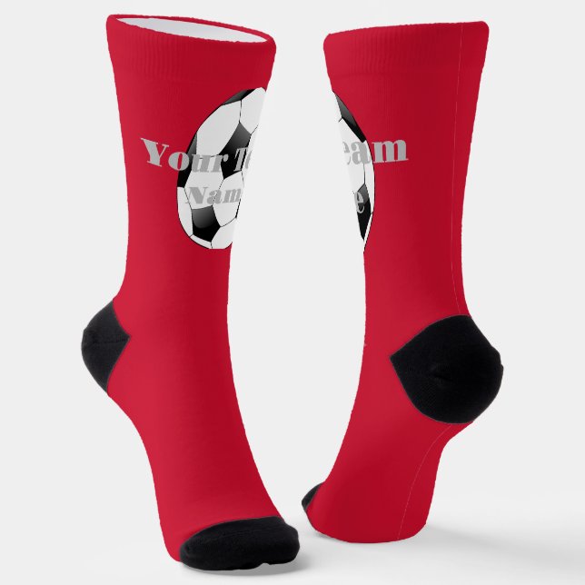 Soccer Team Spirit Socks HAMbyWG (Angled)