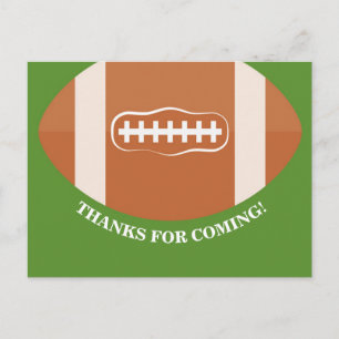 Soccer thank you card, football thank you card