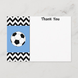 Soccer Thank you note cards
