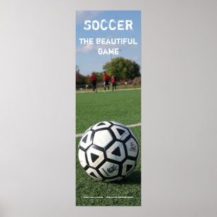 Soccer - The Beautiful Game 12x36 Poster