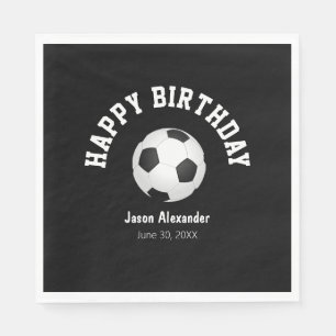 Soccer Theme Birthday Party Napkins Tableware