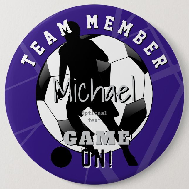 Soccer Theme Button HAMbyWG  (Front)