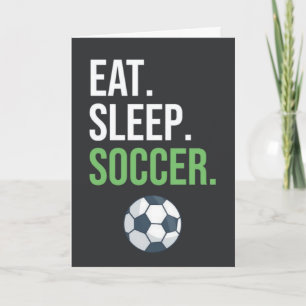 Soccer Theme Christmas Card