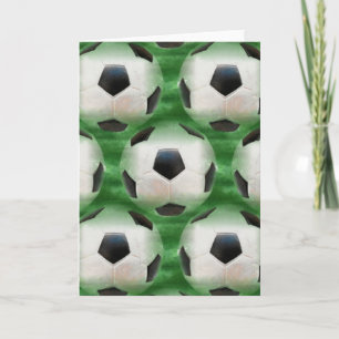 soccer themed greeting card