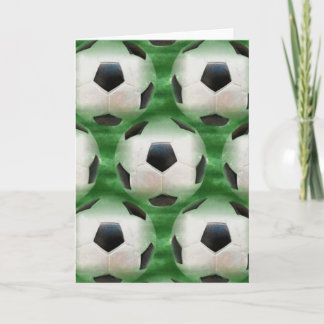 soccer themed greeting card