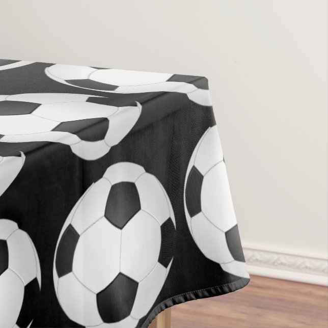 Soccer Themed Tablecloth (In Situ)
