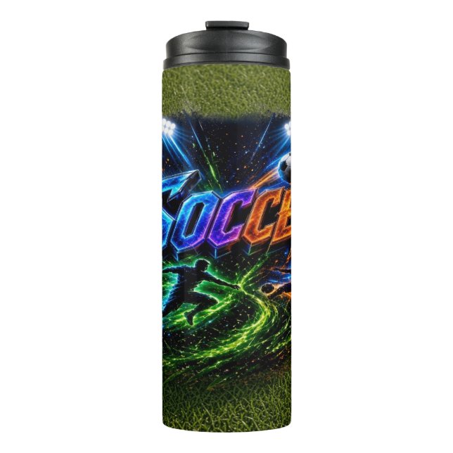 Soccer Thermal Tumbler (Front)