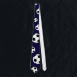 Soccer Tie<br><div class="desc">Navy blue tie with soccer balls all over it. Great for soccer lovers!!!</div>
