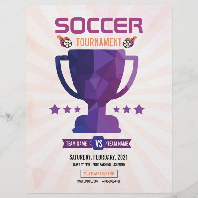 Soccer Tournament Flyer (Front)