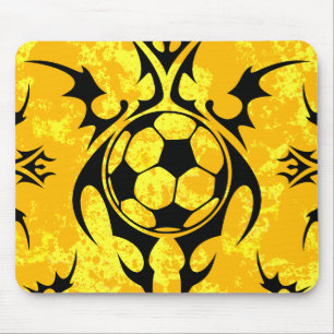 soccer. tribal. mouse mat