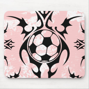 soccer. tribal. mouse mat