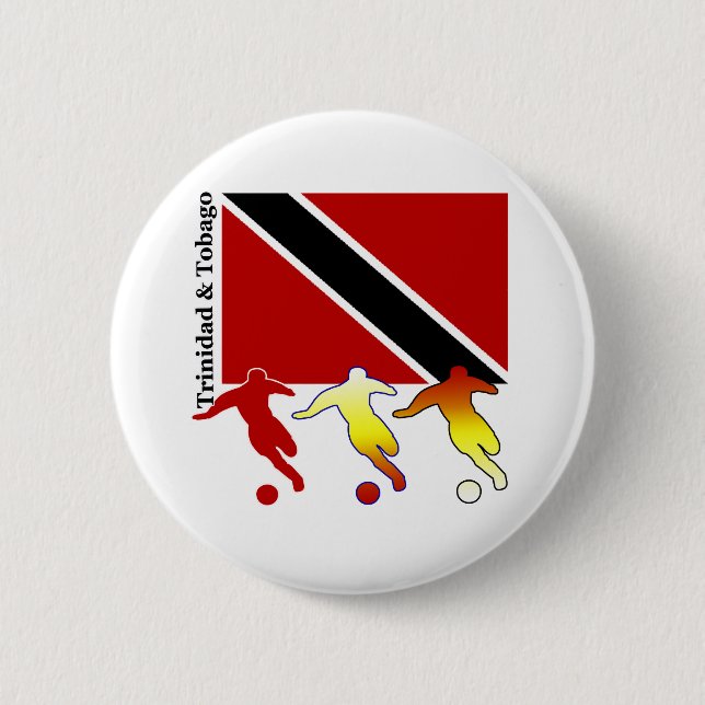Soccer Trinidad Button (Front)