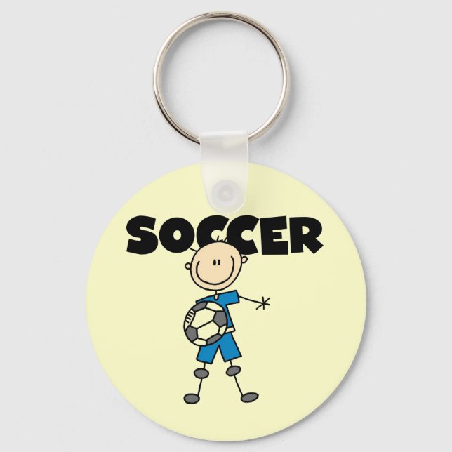 SOCCER Tshirts and Gifts Key Ring (Front)