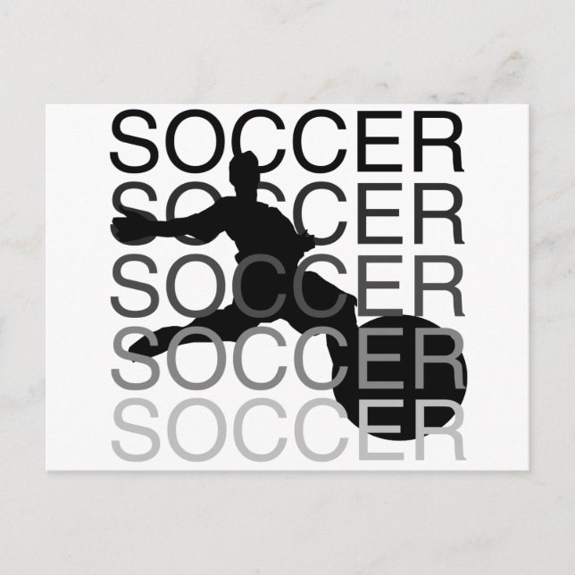 SOCCER Tshirts and Gifts Postcard (Front)