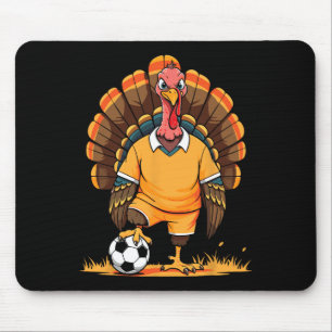 Soccer Turkey Pilgrim Thanksgiving Pumpkin Kids Bo Mouse Mat