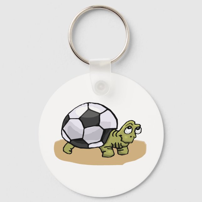 Soccer Turtle Key Ring (Front)