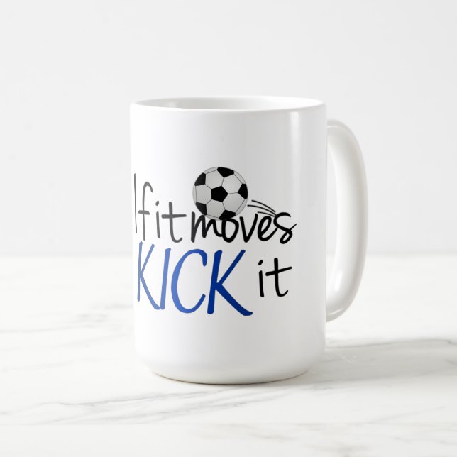 Soccer Two-Tone Mug (Front Right)