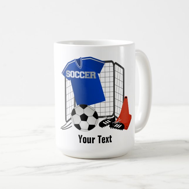 Soccer Two-Tone Mug (Front Right)