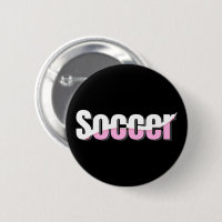 Soccer Typography Modern Art Abstract Swish