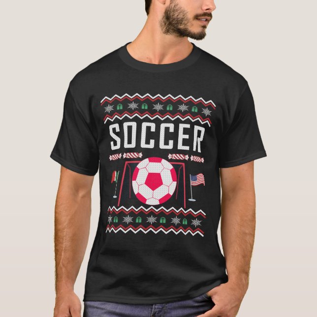 Soccer Ugly Christmas Sweater (Front)