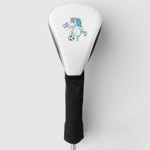 Soccer Unicorn Argentina Jersey Design Argentinian Golf Head Cover