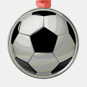 Soccer Unique Artwork Metal Tree Decoration