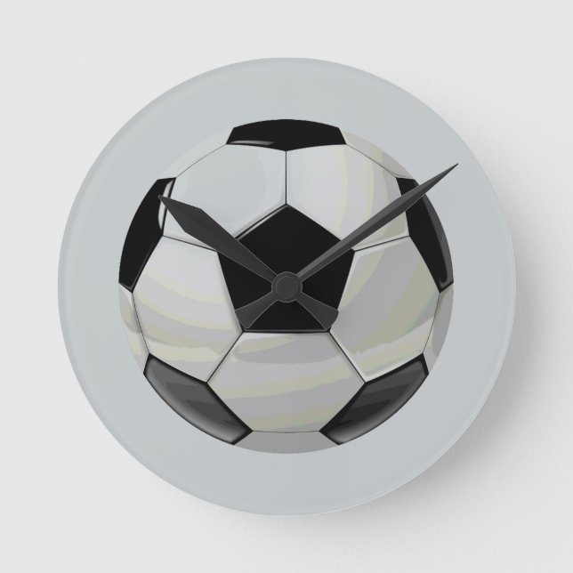 Soccer Unique Artwork Round Clock (Front)