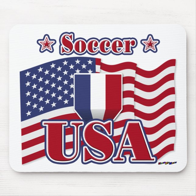 Soccer USA Mouse Mat (Front)