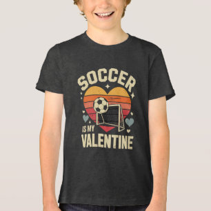 Soccer Valentine - Future Star Love Tri-Blend Shirt