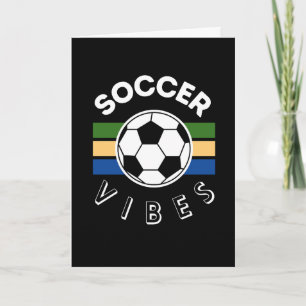 Soccer Vibes Thank You Card