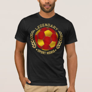 Soccer Victory Laurel Emblem Soccer Gifts T-Shirt