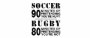 Soccer vs Rugby Coffee Mug - 10.90 Soccer vs Rugby Coffee Mug