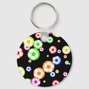 Soccer Wallpaper Key Ring