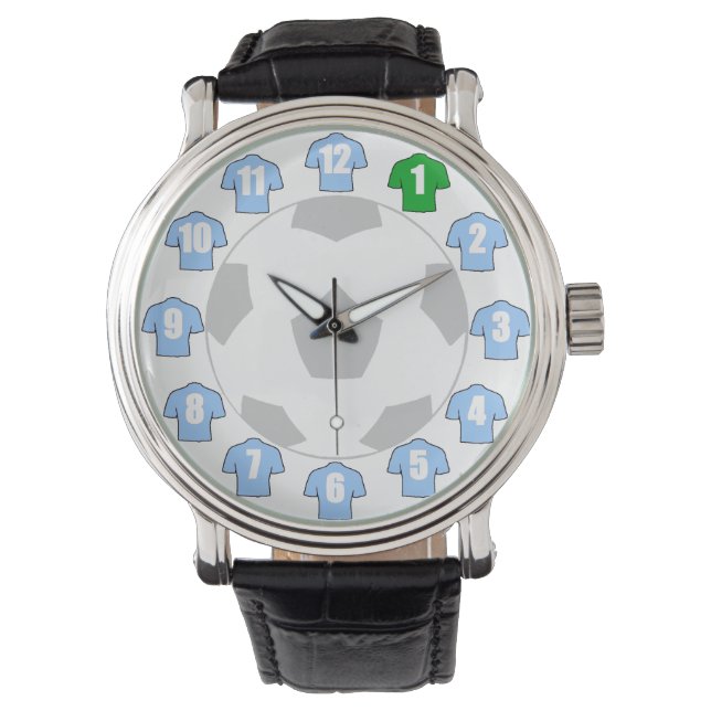 Soccer Watch - with Sky Blue Shirts (Front)