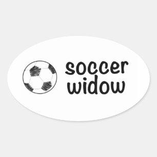 Soccer widow sticker