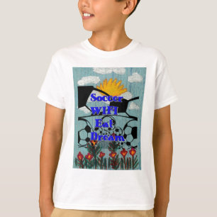 Soccer WIFI Eat Dream – Fun Sports Art Print T-Shirt