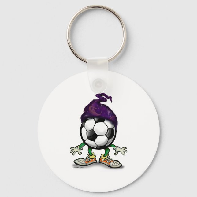 Soccer Wizzard Key Ring (Front)
