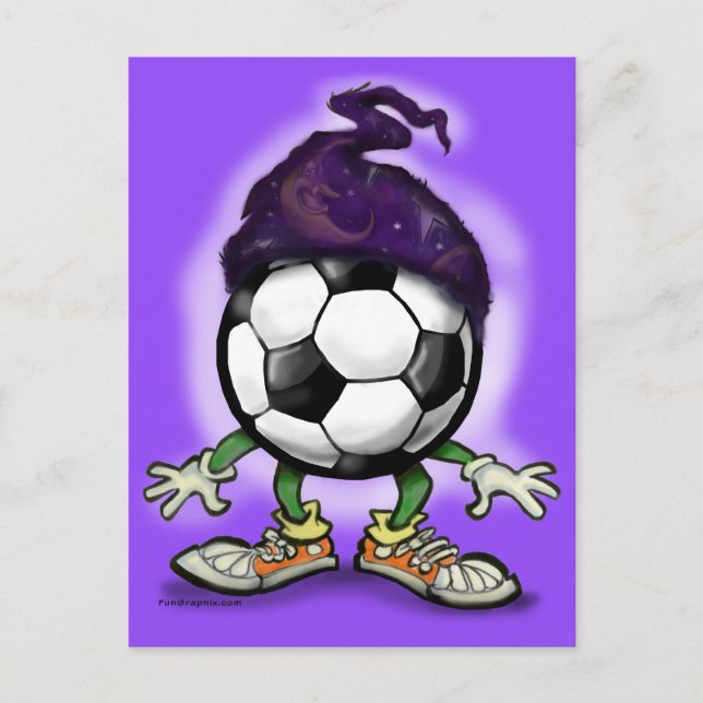 Soccer Wizzard Postcard (Front)