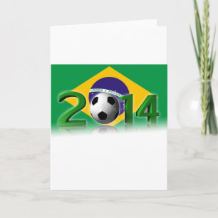 Soccer World Cup 2014 Card