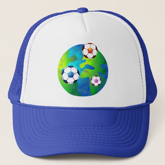 soccer world trucker hat (Front)